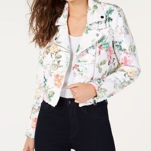 Garden variety jacket. I.N.C. International Concepts' allover-sequin floral